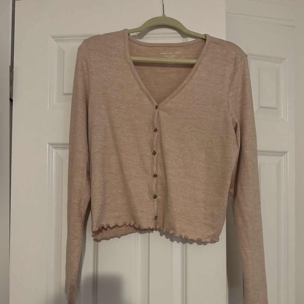 Soft & Sexy Plush Cardigan in Light Pink